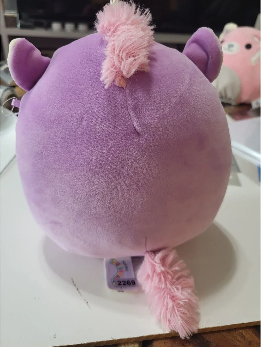 Squishmallows Purple Unicorn Plush Toy